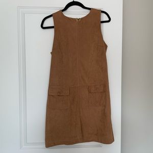 Suede Camel Dress